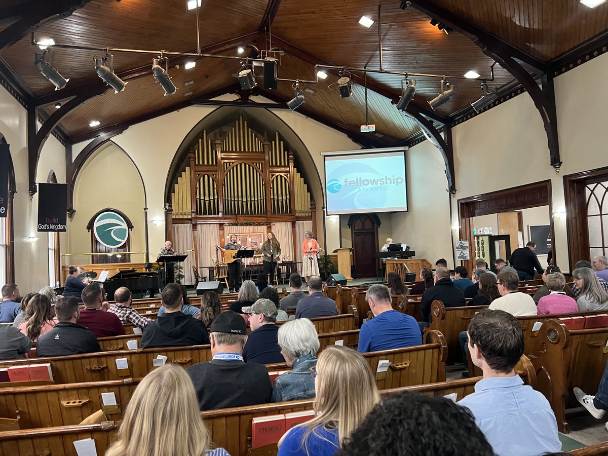 Enjoying my time with our churches &amp; delegates at the Fellowship Atlantic Region meeting at Main Street Baptist in Sackville, NB. Regional Director, Tim Elmore (seated far right in 1st photo) presented the region’s 2026-2029 strategic plan, ‘Setting Sail’ - exciting days ahead!