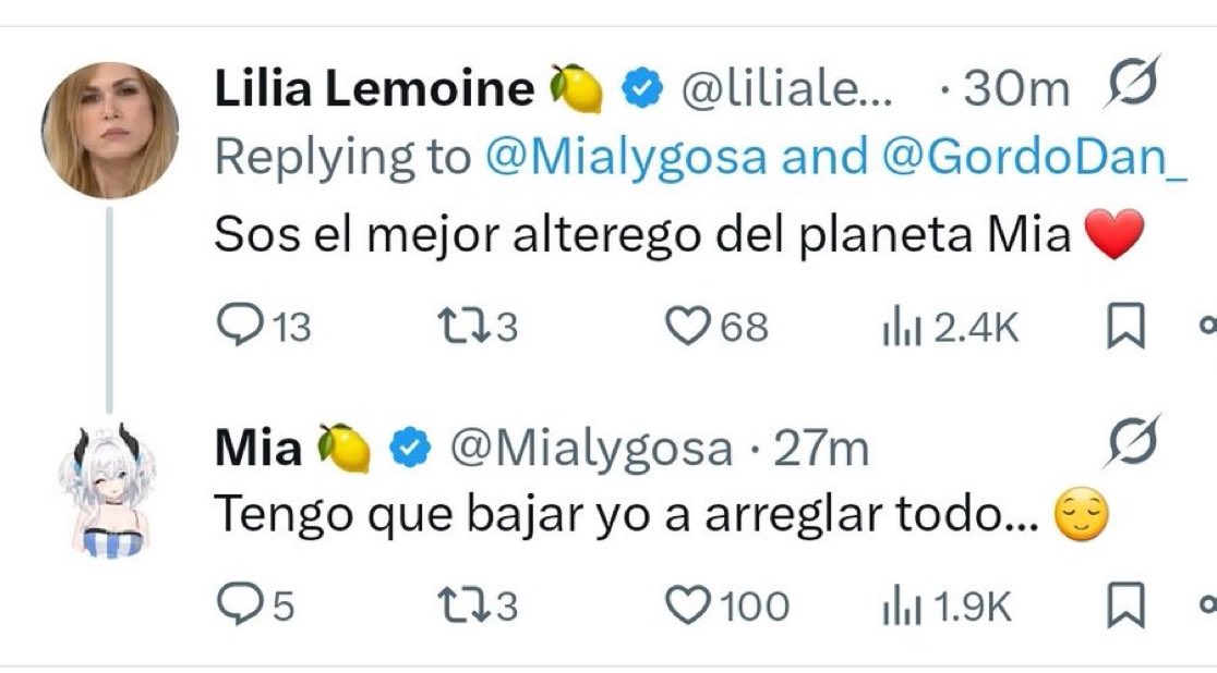 Cómo estará esa cabecita... Lanzadora de huevadas, que se habla a ella misma en público.