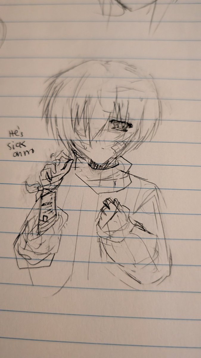nyanzaiii's tweet photo. i might put this into Procreate or clip studio and trace it But im lazy so not rn. #bsd #bsdfanart #artㅤㅤㅤㅤ https://t.co/D58fnFFbXY
