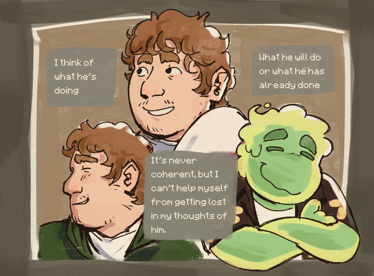 Ggentick's tweet image. Zoning out
(3/6)
#sfawtde #dawtde #averythemayo #d3rlord3 #slimeknight