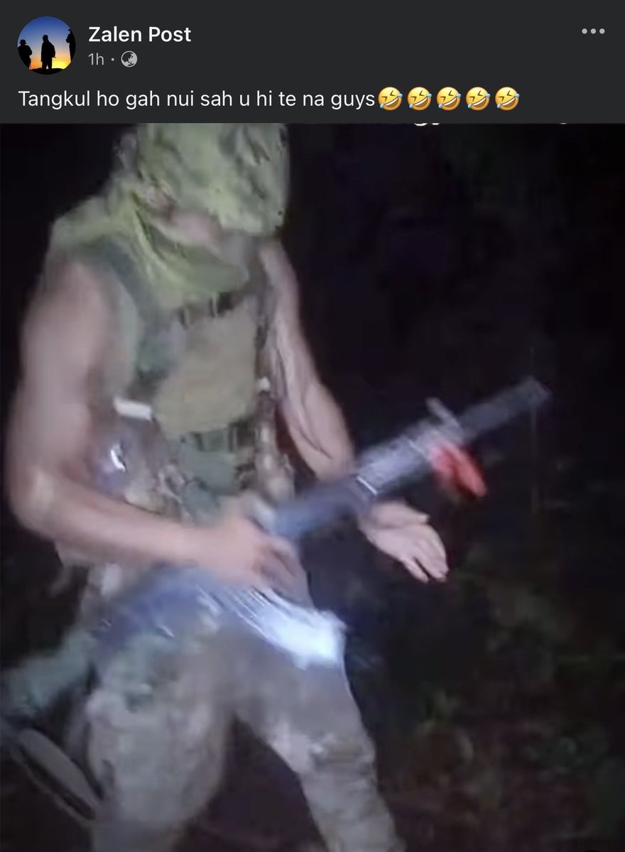 OmPrakashtush's tweet photo. #KukiTerrorist celebrating and dancing by displaying weapons in the tune of #Tangkhul song after killing 3 Tangkhul including one ex-army. You can find this from the Facebook page named 
#Zalen_Post @Tracking_Live @SpeakNaga_X @republic @epaomanipur @TangkhulExpress https://t.co/v2UW0c2KDD