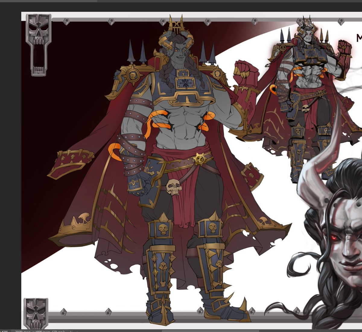 OnihimeS49028's tweet image. Process 👹
#concept #woman