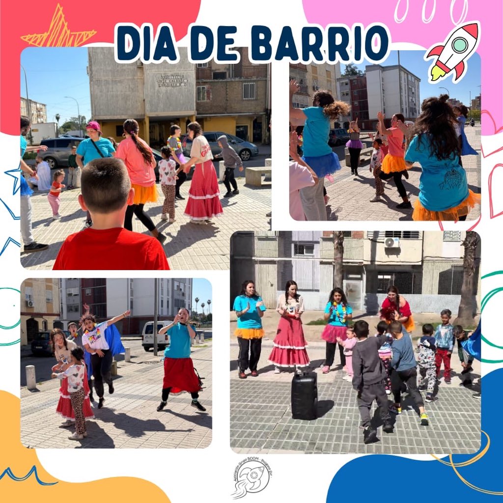 SemosLosBoom's tweet photo. Holaaaa boomers!!! 🚀☺️
El 28 de febrero celebramos el Día de Andalucía 💚🤍💚 a lo grande: juegos y dinámicas 🎲, bailes 💃🕺, TikToks 🔥 y mucho arte de los peques 🎨. ¡Un día increíble en el barrio! 💥🚀 ¡Que no se apague la mecha! ❤️ https://t.co/QoEp2hdsxT
