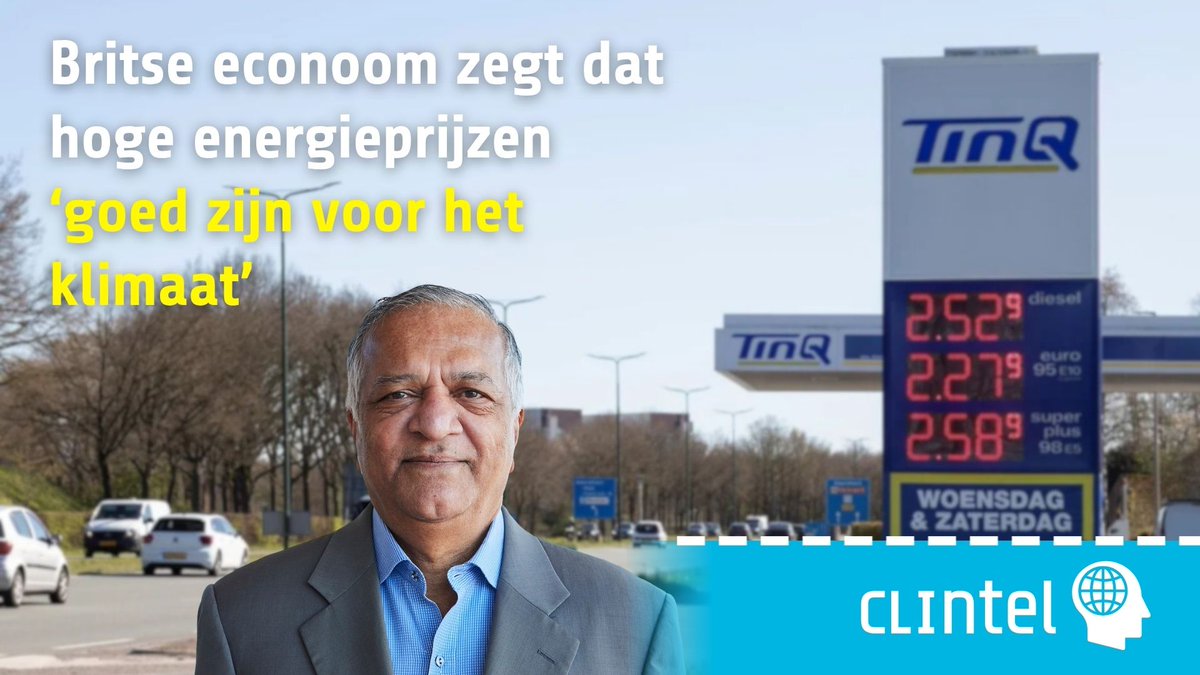 ClintelNED's tweet image. “Dure energie is goed voor het klimaat.” Dat zeggen ze echt. Ondertussen zit de elite warm en jij met de rekening. "Hormuz" is het excuus. De echte oorzaak? Net Zero. Dit is geen crisis. Dit is beleid. 
Lees het artikel van Tilak Doshi👇
clintel.nl/britse-econoom…
#Clintel #NetZero