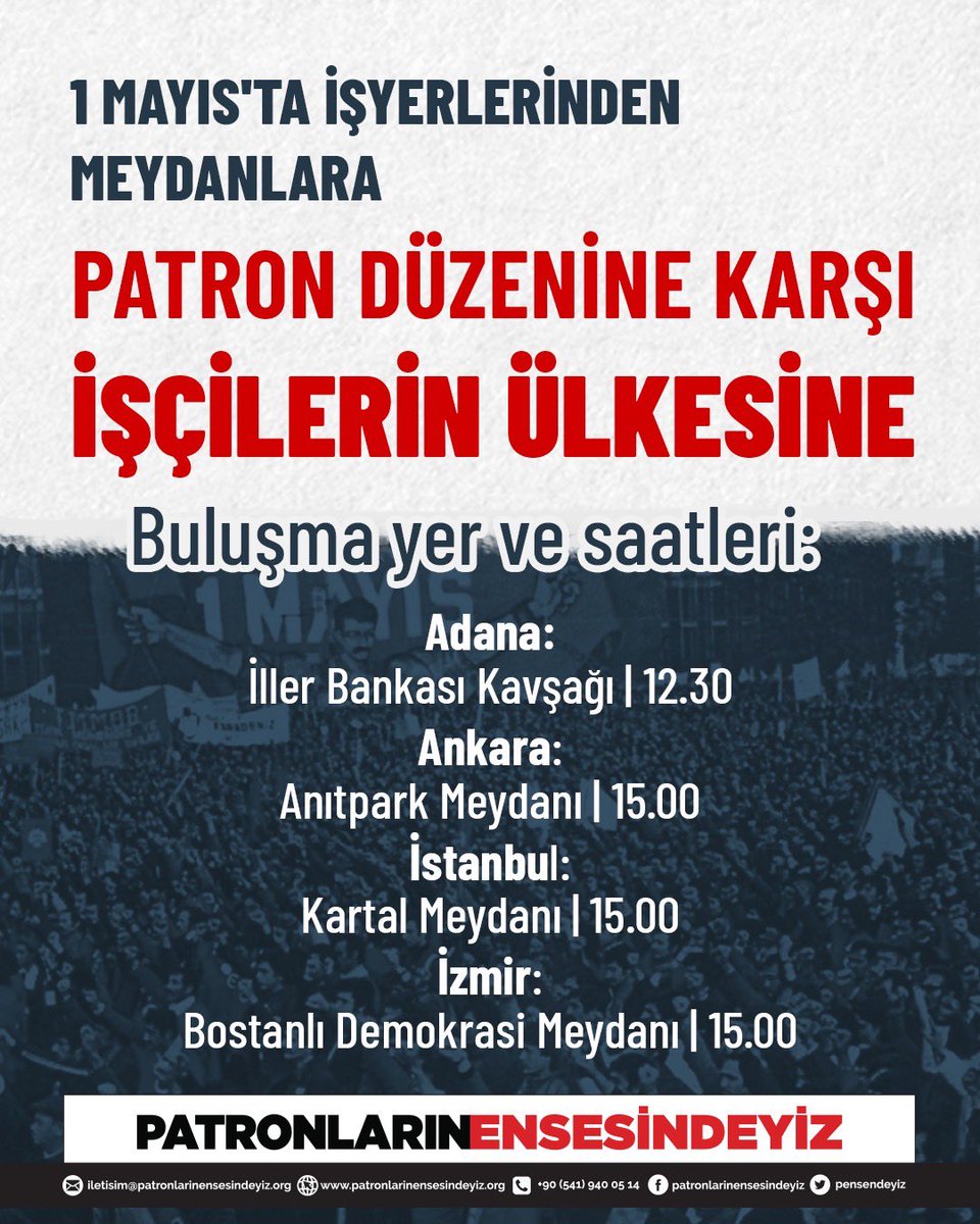 Patronların Ensesindeyiz tweet media