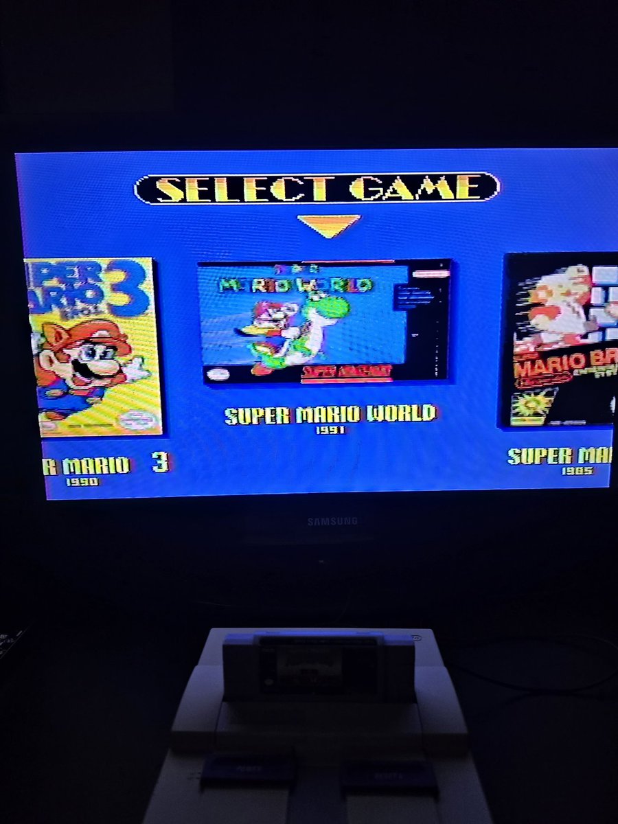BetaTwin2010's tweet image. Got this awesome game all cleaned and played it last night. The nostalgia hit hard! I well worth buy yesterday! 🎮🎮😎 #Snes #SuperMario