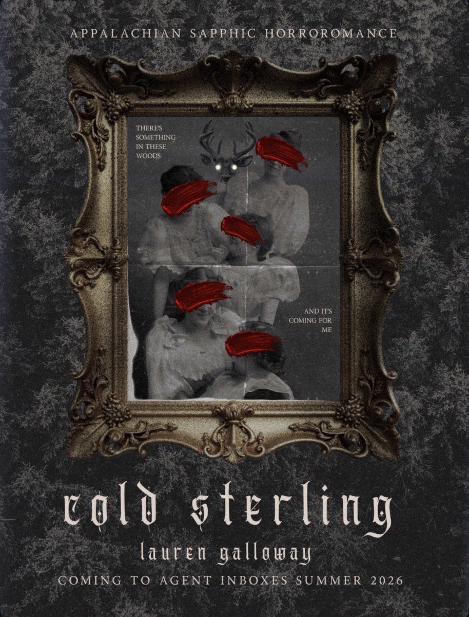 libraryoflg's tweet image. HOUSE OF HUNGER x WE USED TO LIVE HERE x BLY MANOR

❄️ cultic, analog, and body horror
💀 something inhuman in the woods
🫀 cryptid worshipping cult
💀 sapphic romance
❄️ lost media
🫀 creepy mountain family

querying SOON!

#PosterPit #A #H #R #Q