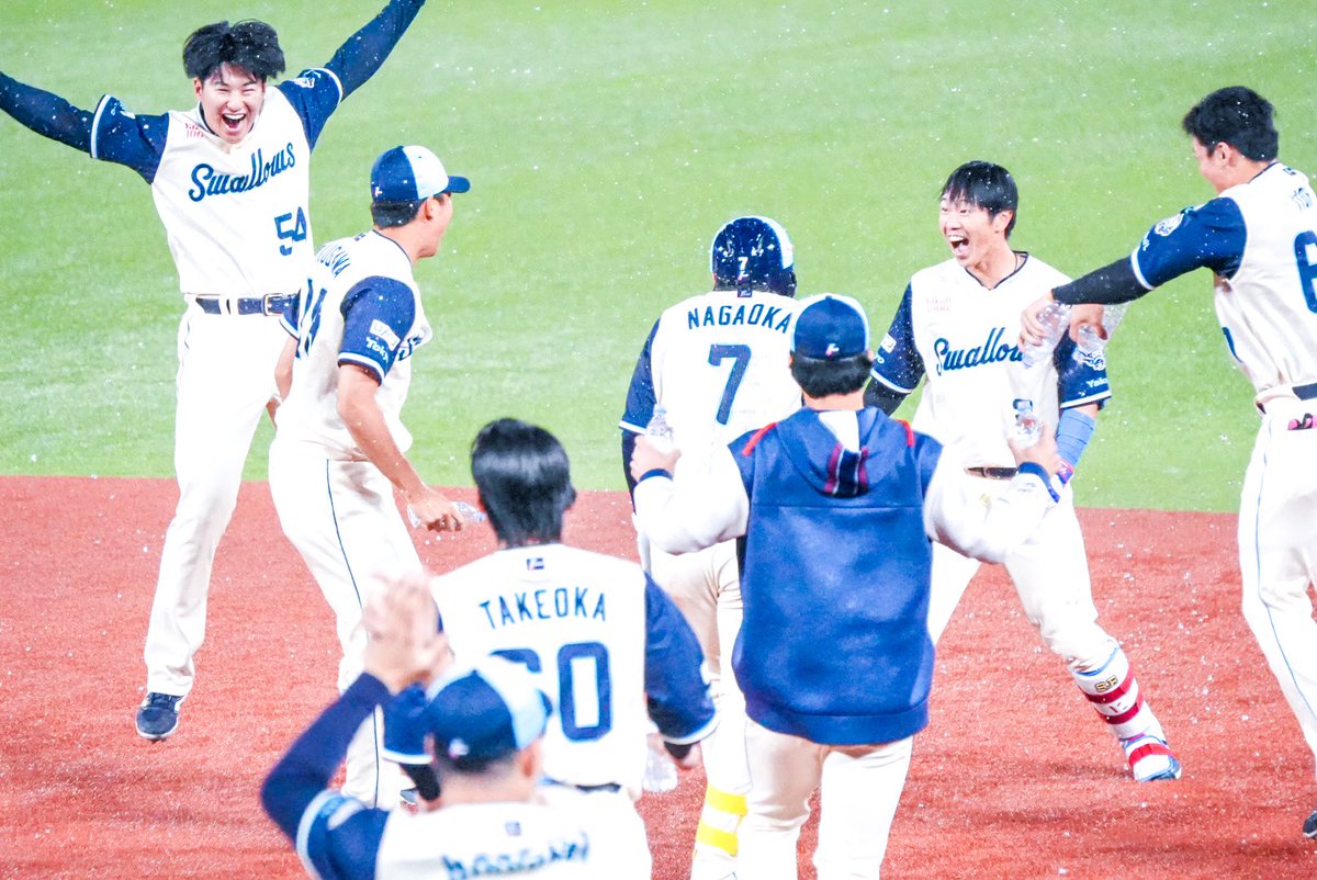 陽翔くんの最高な笑顔☺️ 20260418 明治神宮野球場 #swallows #田中陽翔