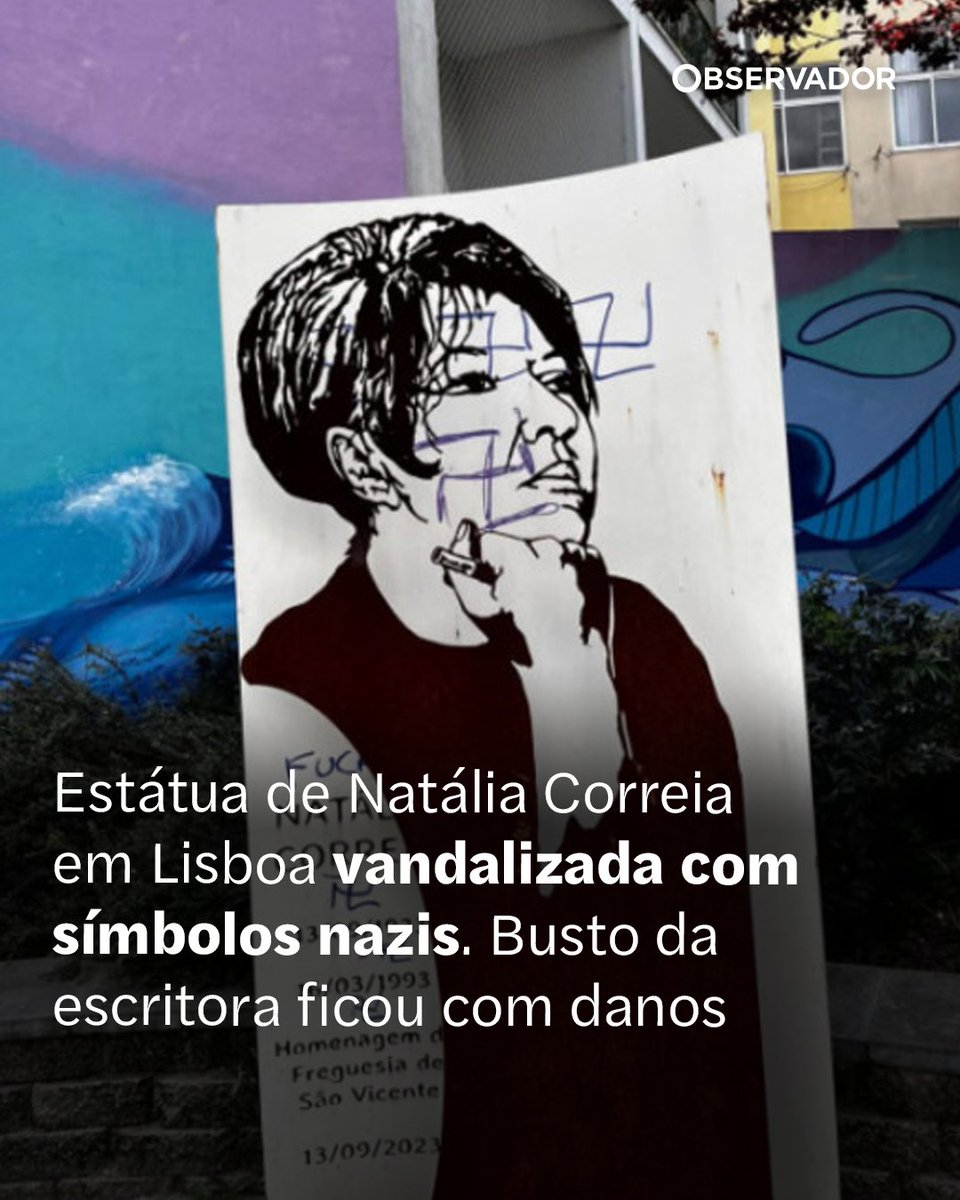 observadorpt's tweet image. Ataques ocorreram em frente à junta de freguesia de São Vicente, onde está instalado o busto em homenagem à escritora açoriana. Presidente da junta afirma que atos têm sido "cada vez mais frequentes".

Saiba mais no link nos comentários.

#Lisboa #Crime #Vandalismo