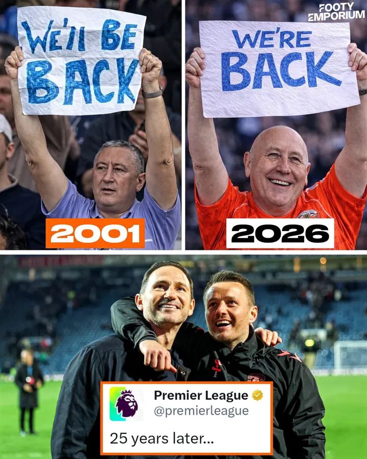 📸 There’s an incredible story behind Coventry’s promotion to the Premier League.

A story of a man who may have waited his entire life for this moment.

His name is John Mullaney, known by fans as the “Banner Man.” Back in 2001, when Coventry were relegated from the Premier