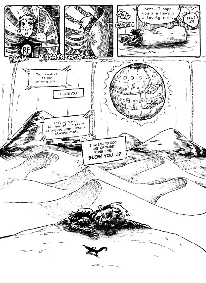 emptee182's tweet image. RE: Chapter 02 - Pages 09 &amp;amp; 10 

With this we conclude this chapter. Stay tuned for the adventures of the unluckiest "immortal" in the world.

#comicbook #comics #artwork