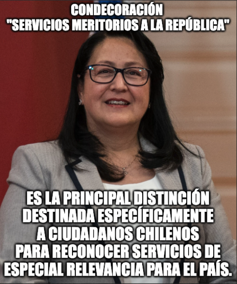 Se los voy a dejar acá para que la piensen, han pasado muchos contralores, pero ninguno como ella y así como va creo que merece el mayor espaldarazo que el estado le puede dar... si le parece republique y etiquete.