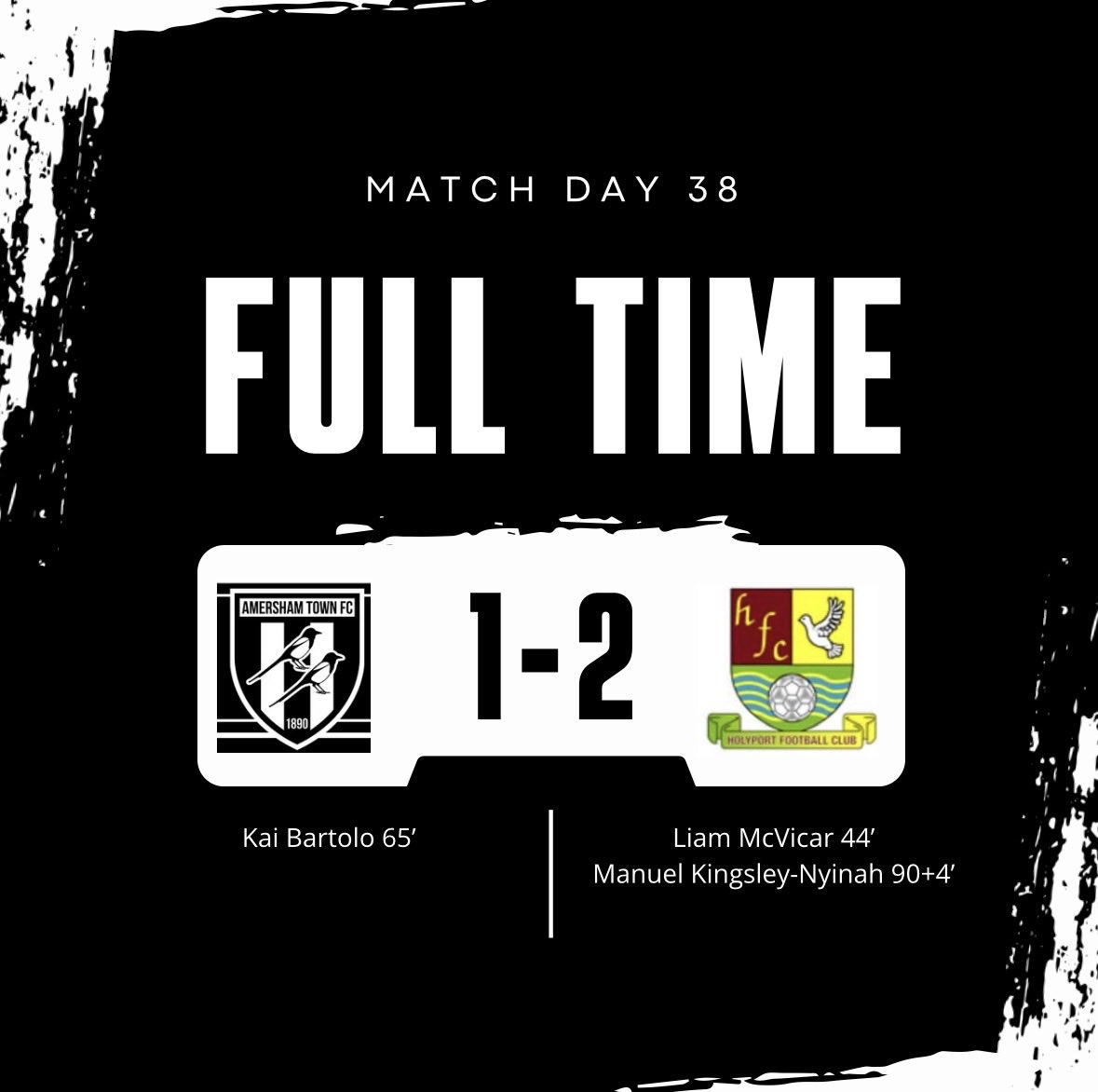 AmershamTownFC's tweet photo. The club are relegated from the division.

The boys gave it their all, now it’s time to have a break and regroup before pre-season starts in a couple months🖤🤍

#amersham #nonleaguefootball #magpies https://t.co/sEY11xYOjq