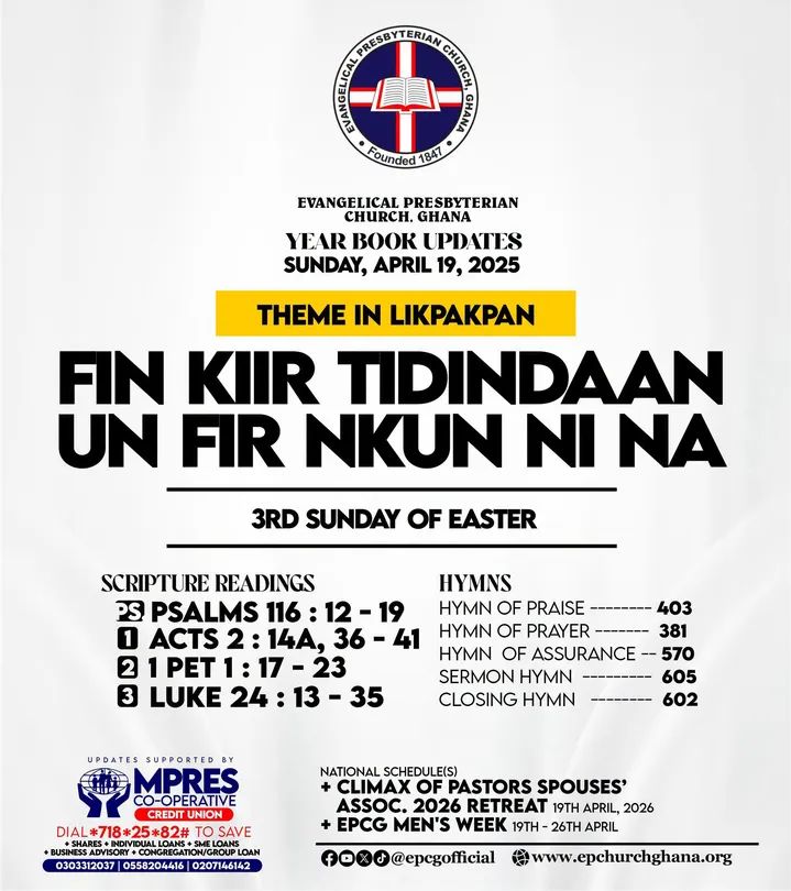 Evangelical Presbyterian Church, Ghana tweet media