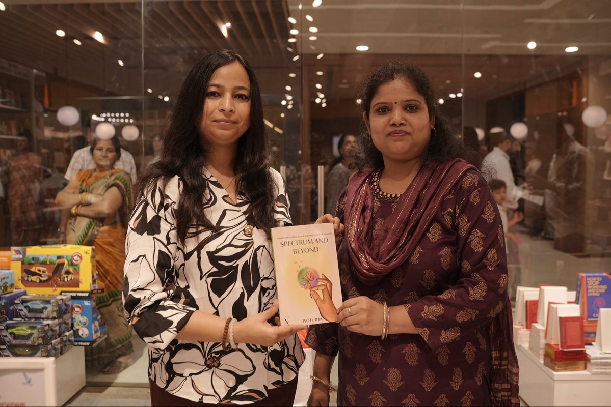 Imjyoti5's tweet image. #BookLaunch @crossword_book #Patna 
#SpectrumAndBeyond 
#AutismAwarenessMonth