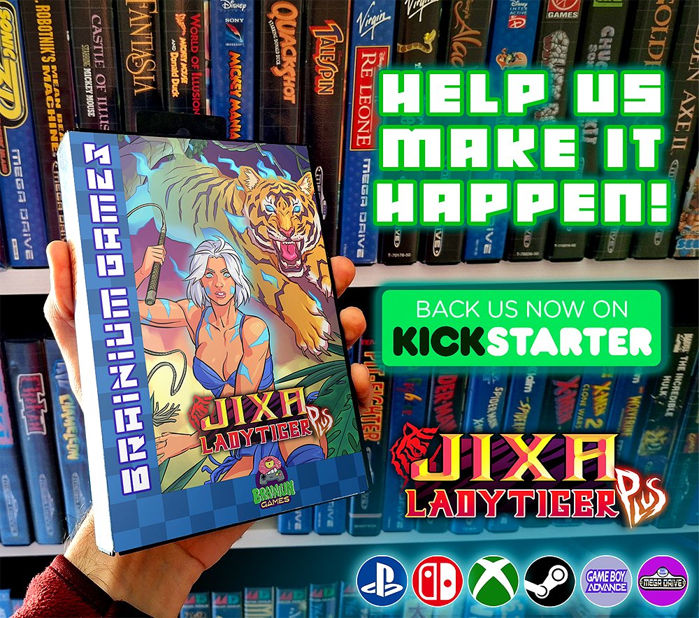 OscarCelestini's tweet image. We can make it real! Support our game, now live on @Kickstarter ! @Brainium_Games @Pikointeractive 
kickstarter.com/projects/brain… #megadrive #gba #gameboyadvance #switch #playstation #steam