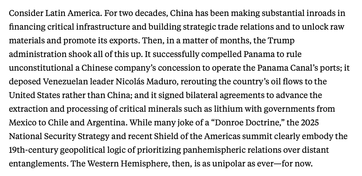 TheBurninBeard's tweet image. They're carving up the planet. The goal of every move being made is to create technocratic regionalism. The 
"televised" soap opera of not-war is for your distraction and confusion. Stop listening to paid social  influencers &amp;amp; read the historical planners.
foreignpolicy.com/2026/04/17/ord…