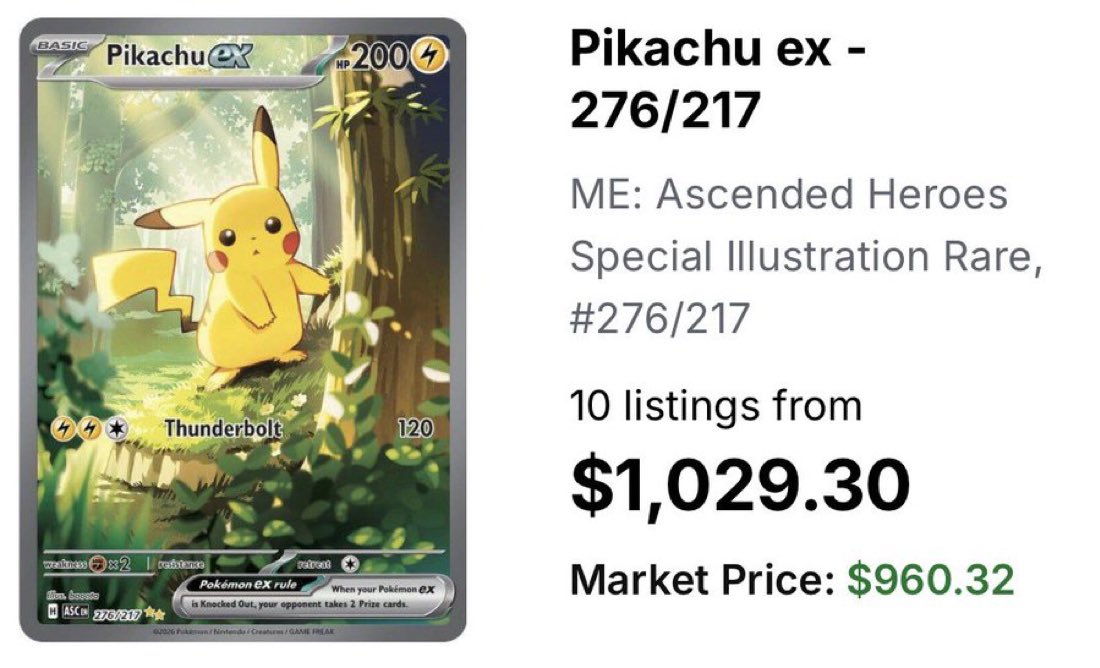 1000 dollar pokemon card Amazon.com: Pokemon TCG: 1000 Assorted Cards main image 0