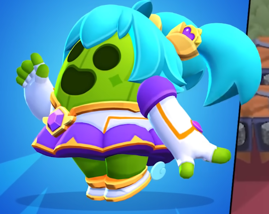 se hizo canon, solo fue por que la imagen estaba un poco difuminada y no se apreciaba que en realidad la skin era para spike