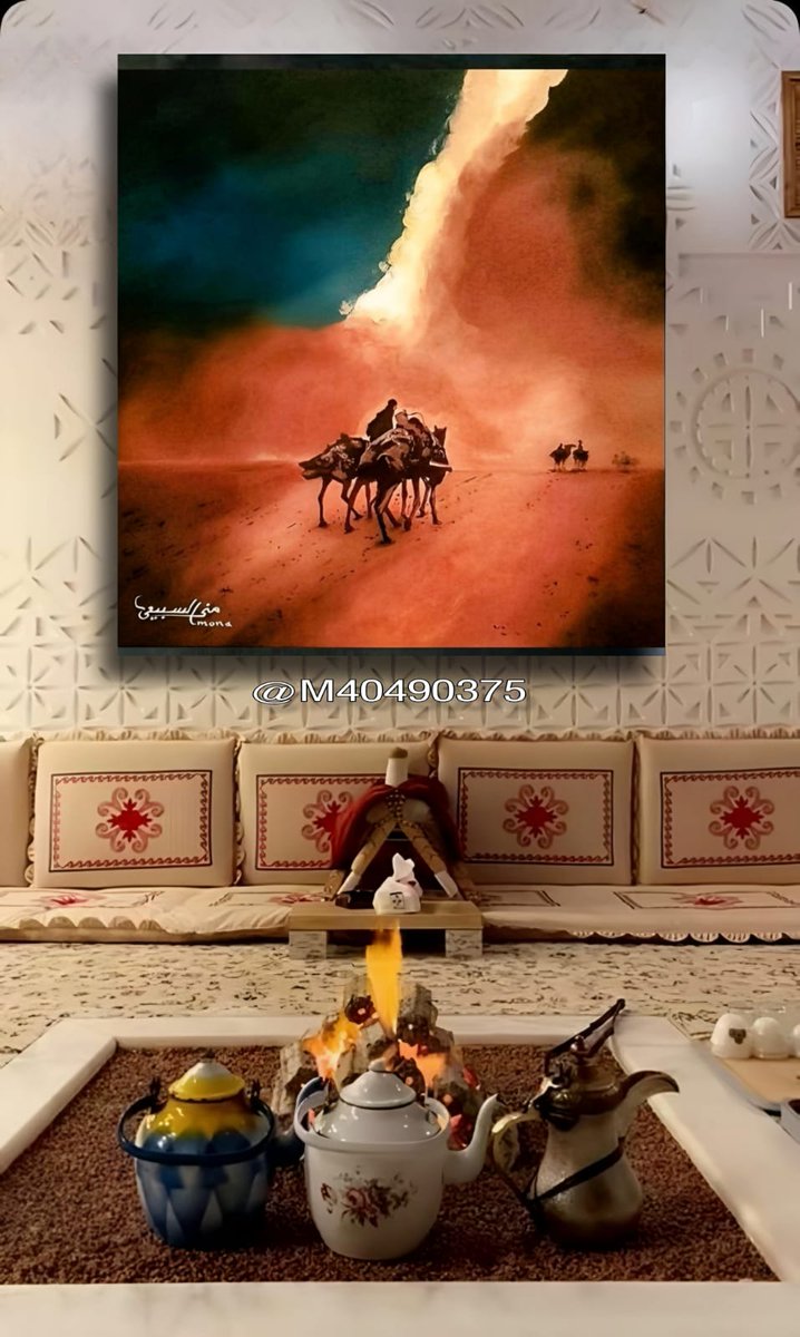 الفنانه التشكيليه/ منى شبيب السبيعي tweet media
