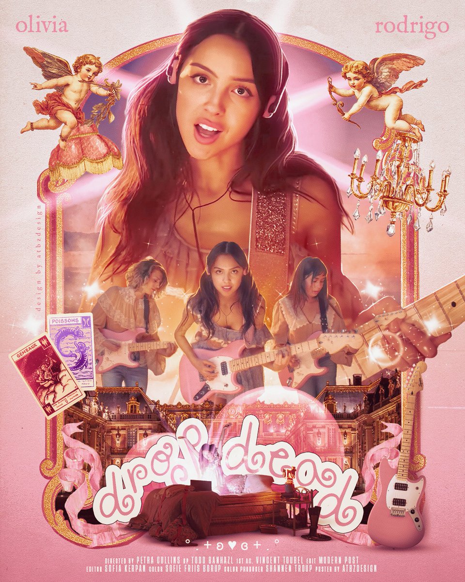 'drop dead' by olivia rodrigo
directed by petra collins

poster by me :)