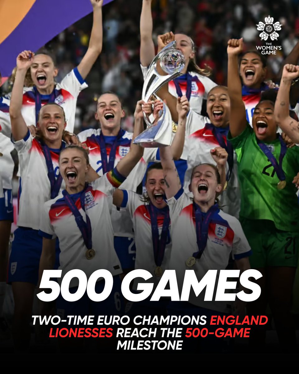 WomensGameMIB's tweet photo. In 1971, England lifted its ban on women’s football. Just 17 months later, the Lionesses took the field. Since then: a world-class domestic league, major trophies, and a redefinition of the game in Britain. Turning dreams into legends, here’s to 500 more 🏴󠁧󠁢󠁥󠁮󠁧󠁿🦁 https://t.co/liMwJ5pXtZ