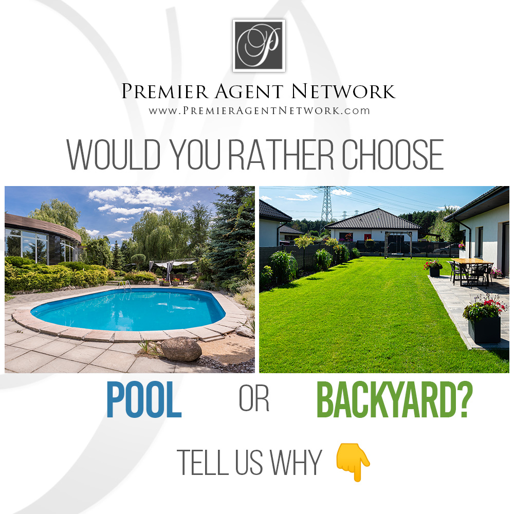 PremierAgentN's tweet image. Pool 🏊 or Backyard 🌿?

Which are you choosing, and why? 👇

(877) 663-9366
 premieragentnetwork.com/join

#ThisOrThat #RealEstate #HomeGoals