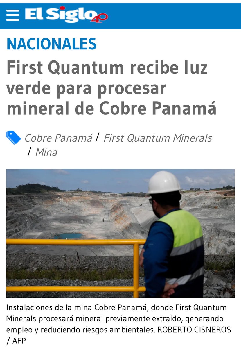 Sospecho que lo de Uber e Indrive es solo una estrategia de distracción del gobierno de Mulino para avanzar con algo más.  

No perdamos de vista las últimas acciones oficiales, y de <a href="/Cobre_Panama/">Cobre Panamá</a> para seguir empujando la apertura de la mina. 

#NoALaMina