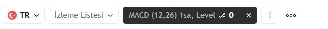 __BenWade__'s tweet image. #tradingview açıyoruz.

Takipçi kısmından "hareketli ortalama yakınsama" yani #MACD seçiyoruz.

Periyodu 1 saatliğe alıyoruz.

Level yukarı keser yapıp değer kısmına 0 yazıyoruz.

#tera #tly #tuprs #btc #bitcoin