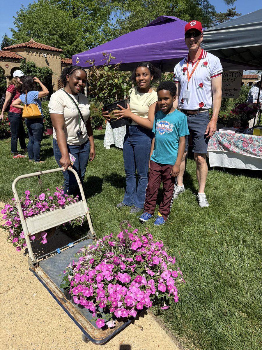 WDCGardener's tweet image. Come see us at the Franciscan Monastery Garden Guild Plant Sale until 5pm today (Saturday 4/18 ONLY) - we are neighbors with the @PotomacRoseSoc answering your rose questions! Find us in the purple tent! 
#gardendc #DC #DMV #plantsale