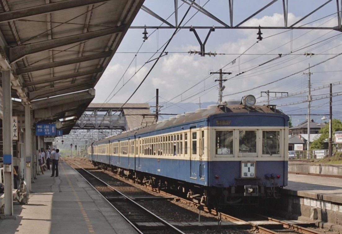 monsieurkeisuke's tweet photo. 中央線普通電車　塩山駅   1976年 https://t.co/mXZZVj2gnd