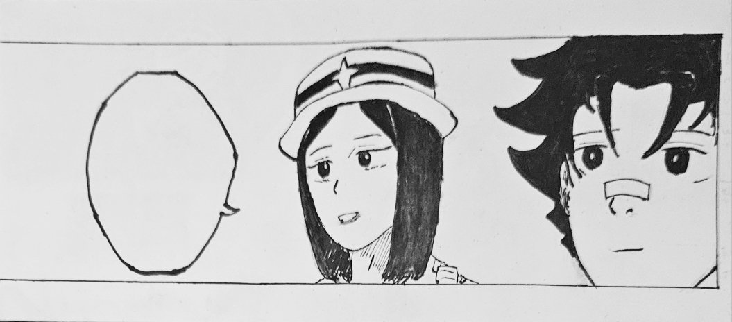 Yemi_manga's tweet image. Finally!! A female character appears (probably the last 😂)
#Manga #Art #Ink