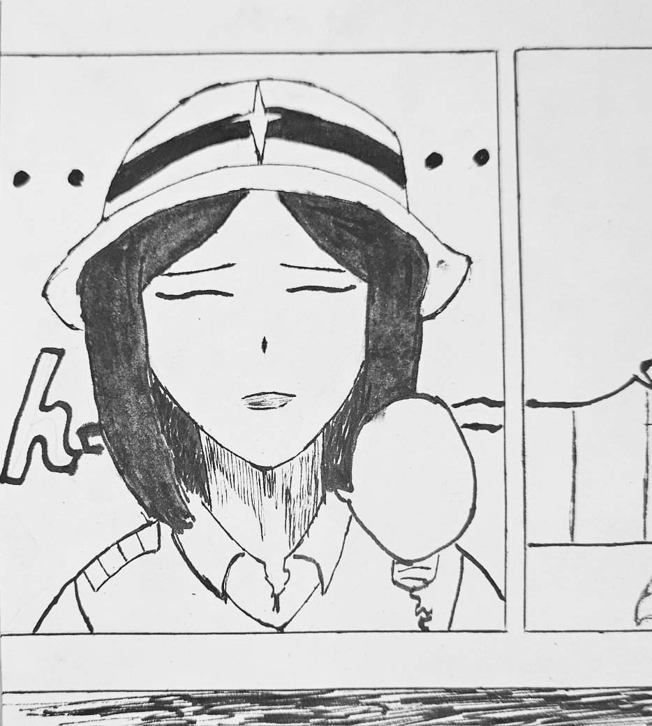 Yemi_manga's tweet image. Finally!! A female character appears (probably the last 😂)
#Manga #Art #Ink