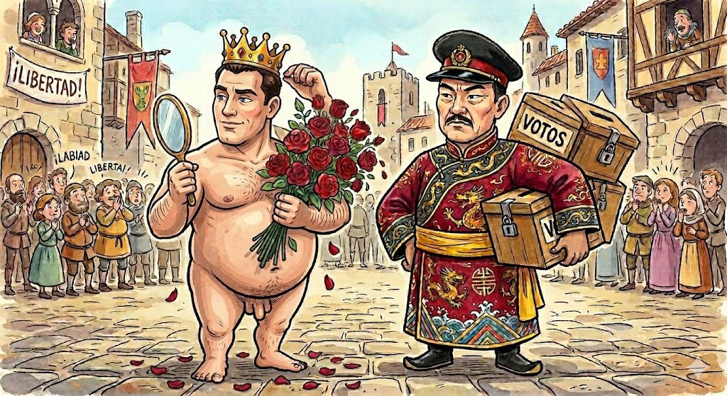 ADlahera's tweet photo. @johnsixx256 La realidad.

El rey está desnudo, gañan. https://t.co/Z3qaK3yvjG