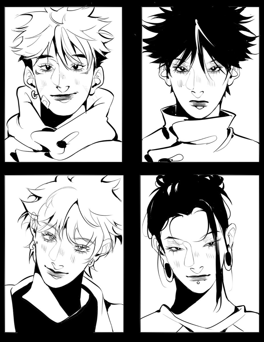 momoshouu's tweet photo. jujucafe doodles #jujutsukaisen #coffeeshopau #itafushi https://t.co/kTblQFZDNP