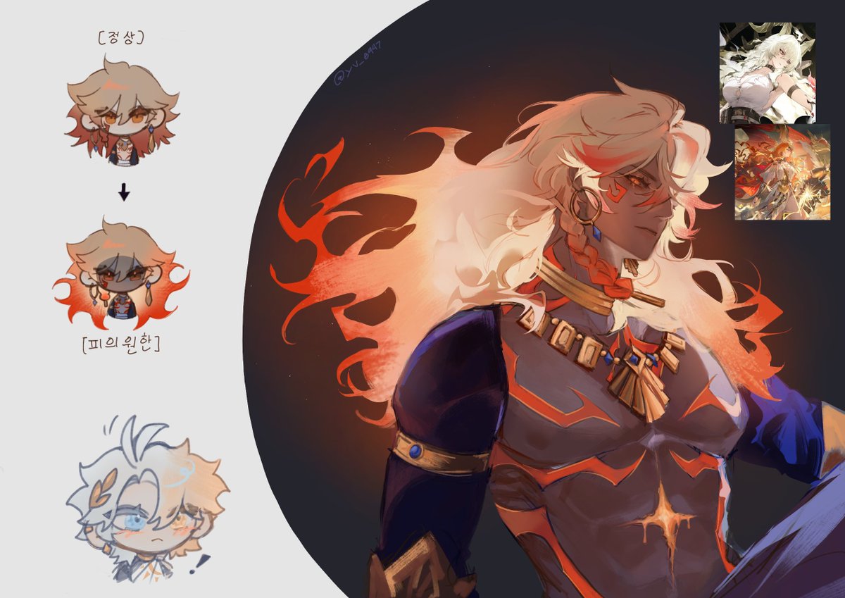 젠니랑 아우구스타의 (wuwa) 헤어스타일이 멋지다고 생각했어... 그리고 마이데이모스도 그 스타일이 잘 어울릴 것 같았어 ><
#mydei
#phaidei