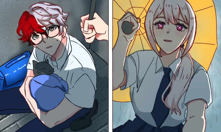 Salmonace4's tweet photo. Hi @everyone this art is inspired to the song lifetime by @BenAndBenMusic ,
Well to be honest these two characters are based on me and someone I know in the past, anyways stop the drama... Hope y'all like it 🙂‍↕️✌️ https://t.co/rX9yFLjJKF