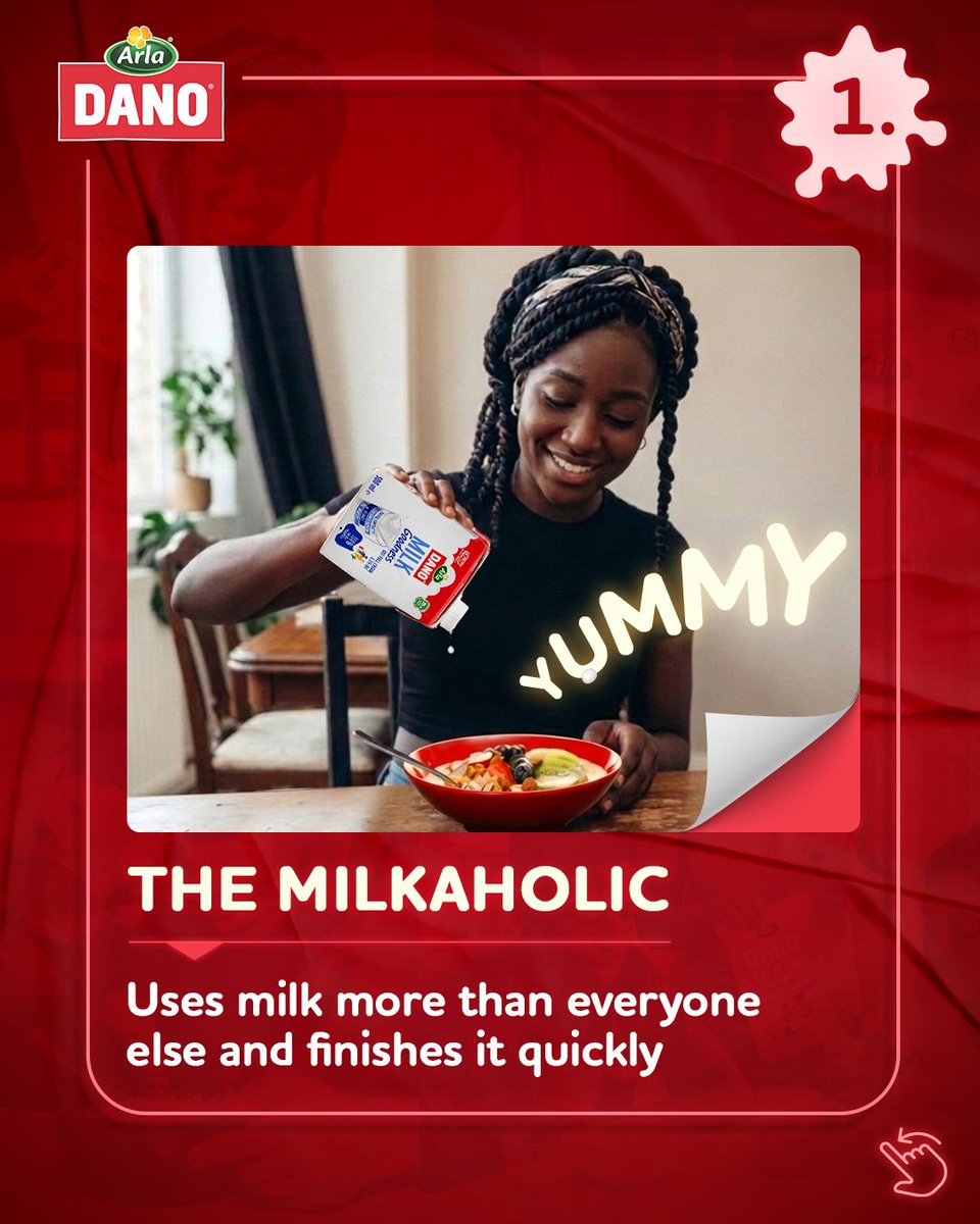 danomilkng's tweet image. We’ve all got one in our circle, whether it's a family member, a friend, a colleague or someone at school

Who is it in yours? Tag them in the comments! 🥰

#DanoMilk #ArlaNigeria #Relatable