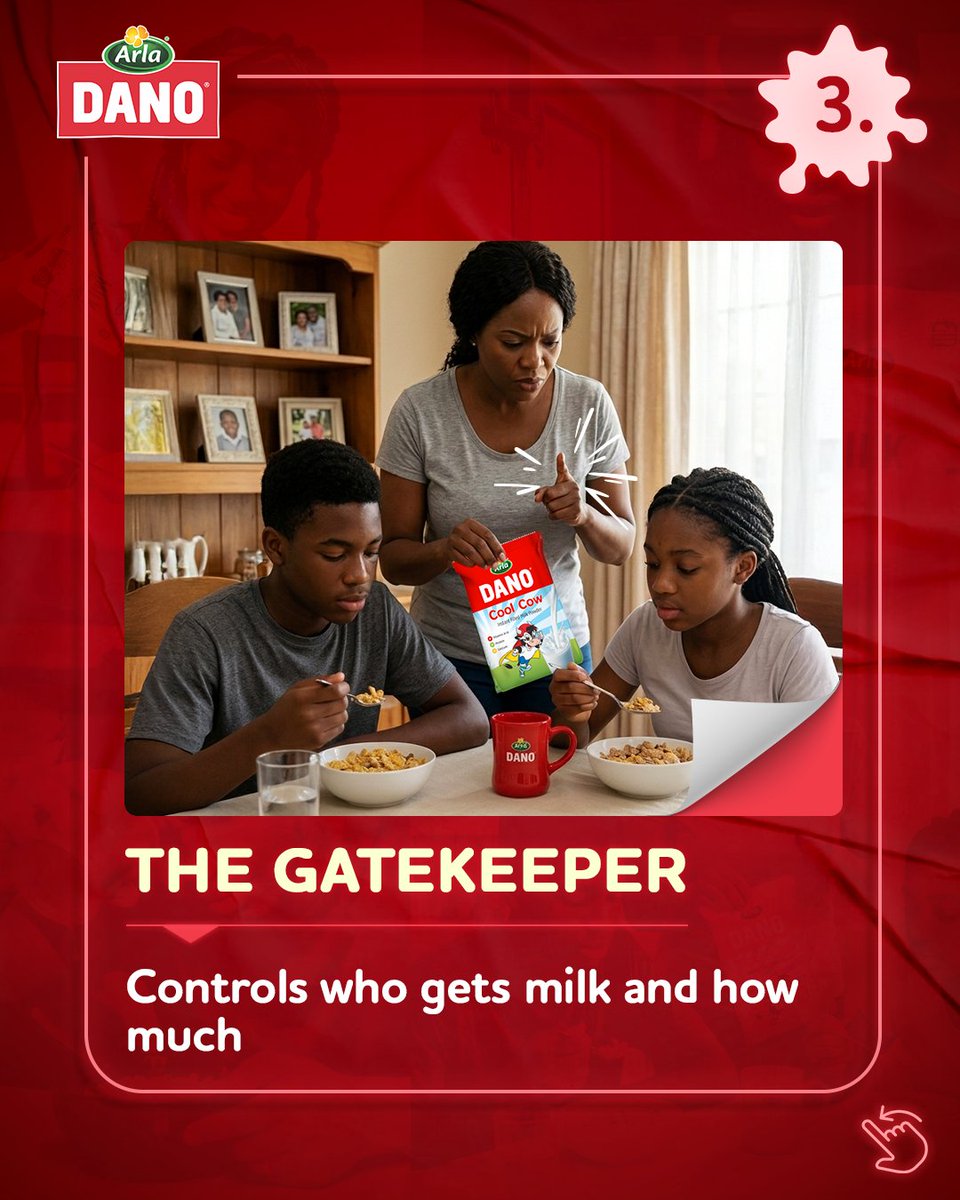 danomilkng's tweet image. We’ve all got one in our circle, whether it's a family member, a friend, a colleague or someone at school

Who is it in yours? Tag them in the comments! 🥰

#DanoMilk #ArlaNigeria #Relatable