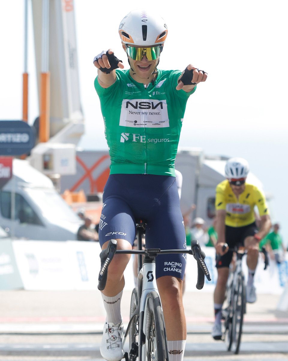 When it’s your first pro win but your celebration game is already on point 👉

Well raced, Ale, you deserve it!

📷 <a href="/SprintCycling/">SprintCycling</a> 

🇪🇸 #OGC26 #WeAreNSN | <a href="/weare_NSN/">Never say never.</a>