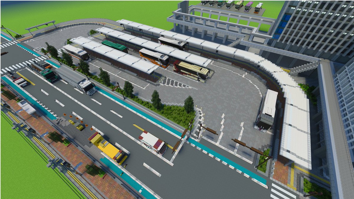 sNz9_'s tweet image. 1年以上前に放棄したバスターミナルのワールドデータ消えたと思ってたけどバックアップ残ってた
また新しく作ろうかな
#Minecraft #マイクラ建築