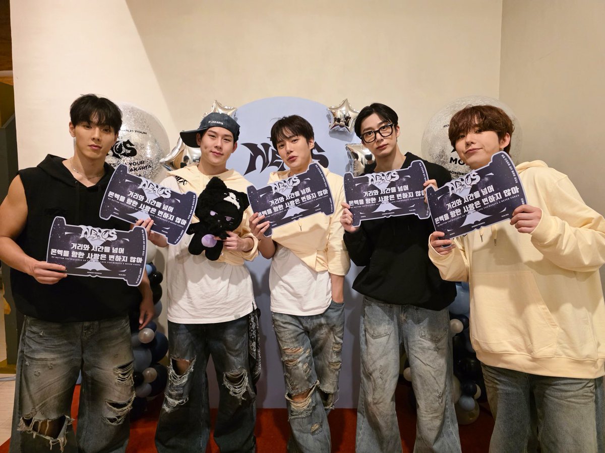 📸
2026 MONSTA X WORLD TOUR
[THE X : NEXUS] IN JAKARTA 🩵

20260418 (SAT)
Aku cinta kamu MONBEBE 💞

#몬스타엑스 #MONSTAX #MONSTA_X
#MONSTAX_THEX_NEXUS
#사랑한다몬베베