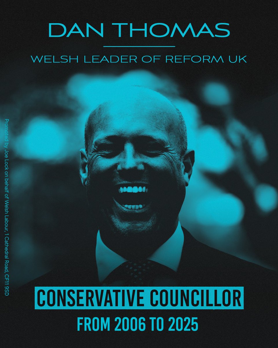 WelshLabour's tweet image. If you wouldn’t vote for a Tory, don’t vote for Reform.