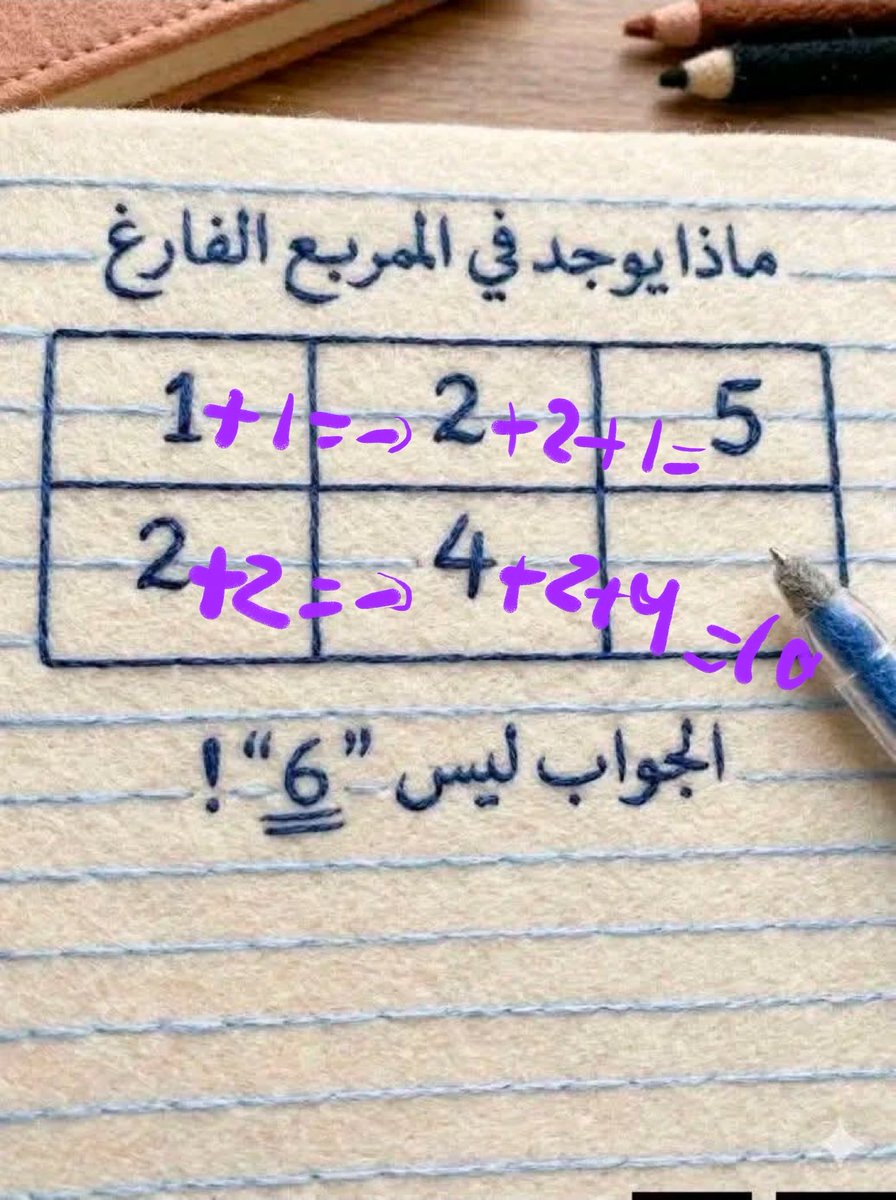SA49695329's tweet photo. @Engesyy الجواب 10
وحلها بطريقتين https://t.co/zwhGEC5rxU