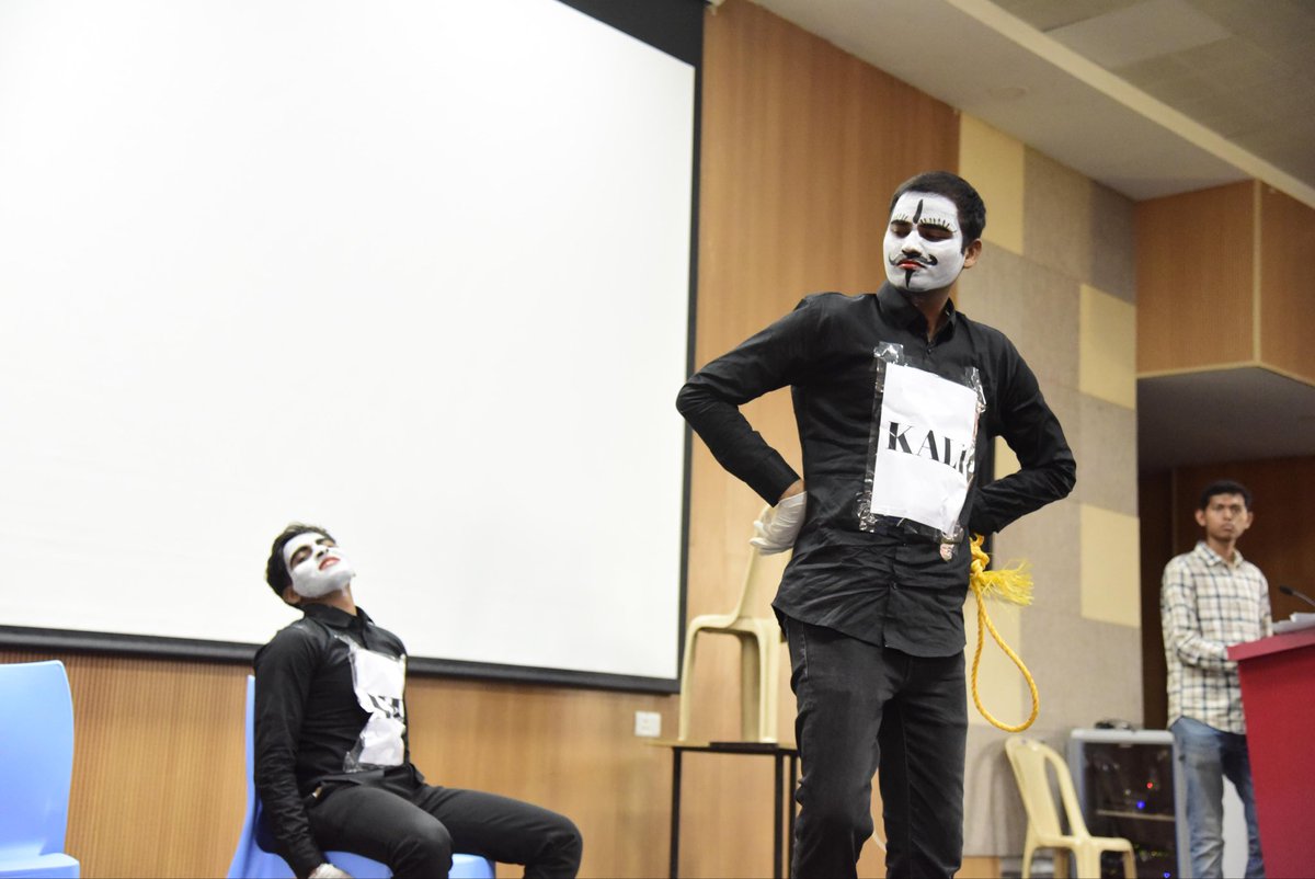 IIIT_Pune's tweet photo. We hosted “Re-Engineering Mind” 🧠 at IIIT Pune with IEEE &amp; C-Cube Club. Led by Venkatesan V, the session explored resilience, focus &amp; growth with a powerful pantomime on communication.
Grateful to Prof.Vineet Kansal, our mentor &amp; all teams. @Vineetkansal2 @EduMinOfIndia https://t.co/wgMoomCvf5