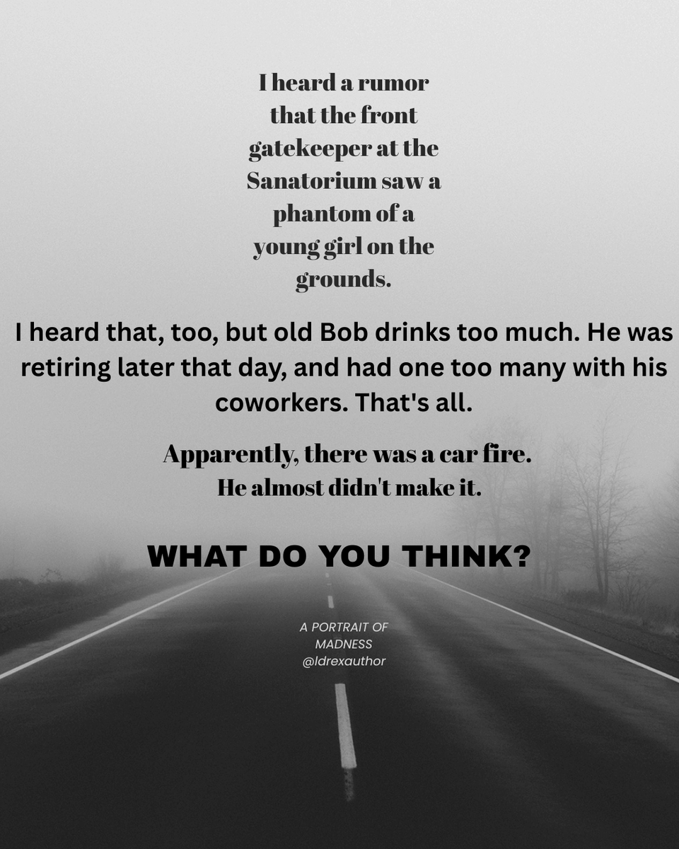 LDRexauthor's tweet image. When Elizabeth inherits two creepy oil paintings from her wild grandmother, a former psychiatrist, a phantom begins haunting her, guiding her closer to the truth--one that lies behind the sanatorium of your worst nightmare in the Canadian woods.
#PosterPit #A #PH