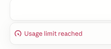 Which usage limit have I reached (on Claude Code desktop) @ClaudeDevs