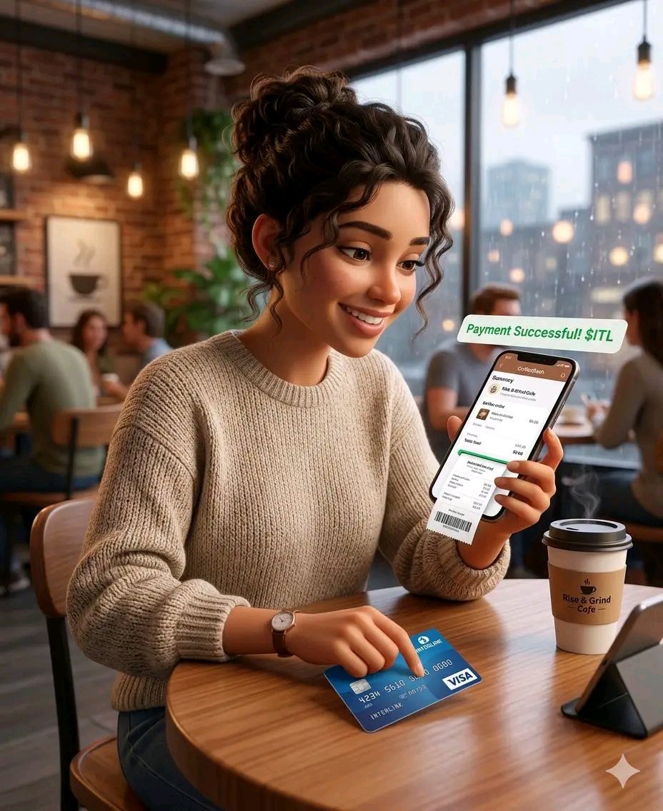 interlink2779's tweet photo. Getting my morning coffee and paying with the InterLink Visa Card via my favorite delivery app. The registration was so easy, and now $ITL is basically my daily spending currency. The bridge to the real world is finally complete.

 #InterLink #ITLG #ITL https://t.co/oBDSlkzMUe