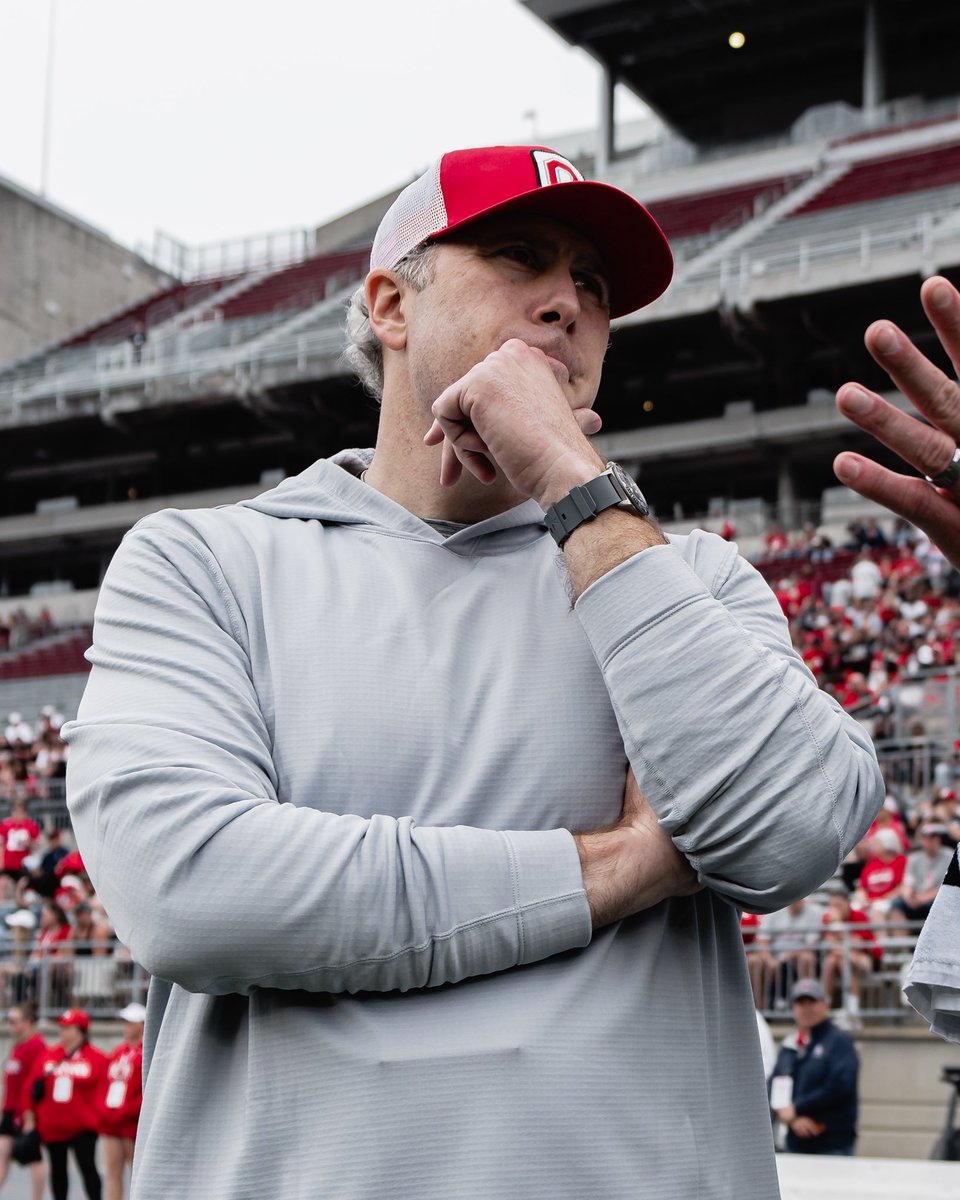 OhioStateFB's tweet image. Coach Smith’s first game in The ‘Shoe 🏟️

#GoBucks