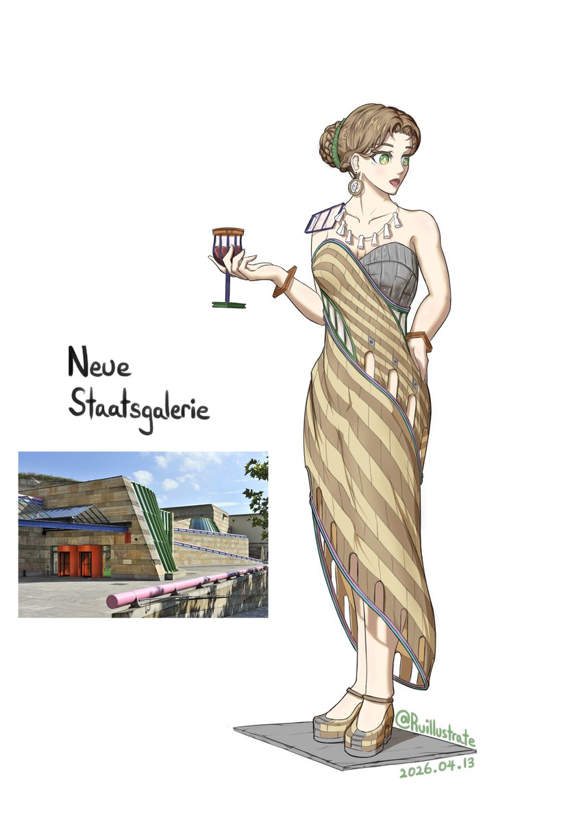 Tried some new methods on anatomy.
Shoulders probably too wide for what I want it to be🥲

I am so confused what I'm even drawing nowadays, pls send help!😭🫠
#architecture